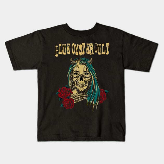 blue oyster cult Kids T-Shirt by Sad is treu